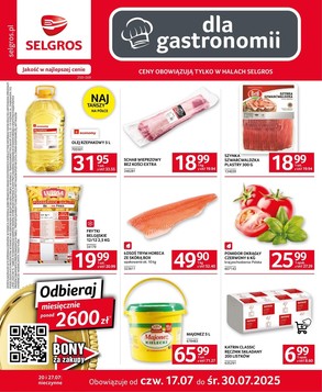 Selgros (17.07.2025 — 30.07.2025)