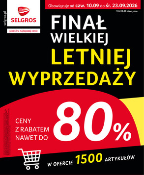 Selgros (10.09.2026 — 23.09.2026)