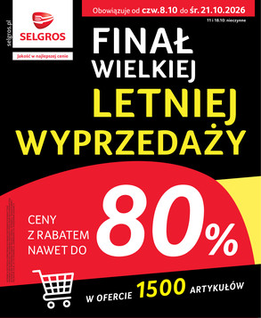 Selgros (08.10.2026 — 21.10.2026)