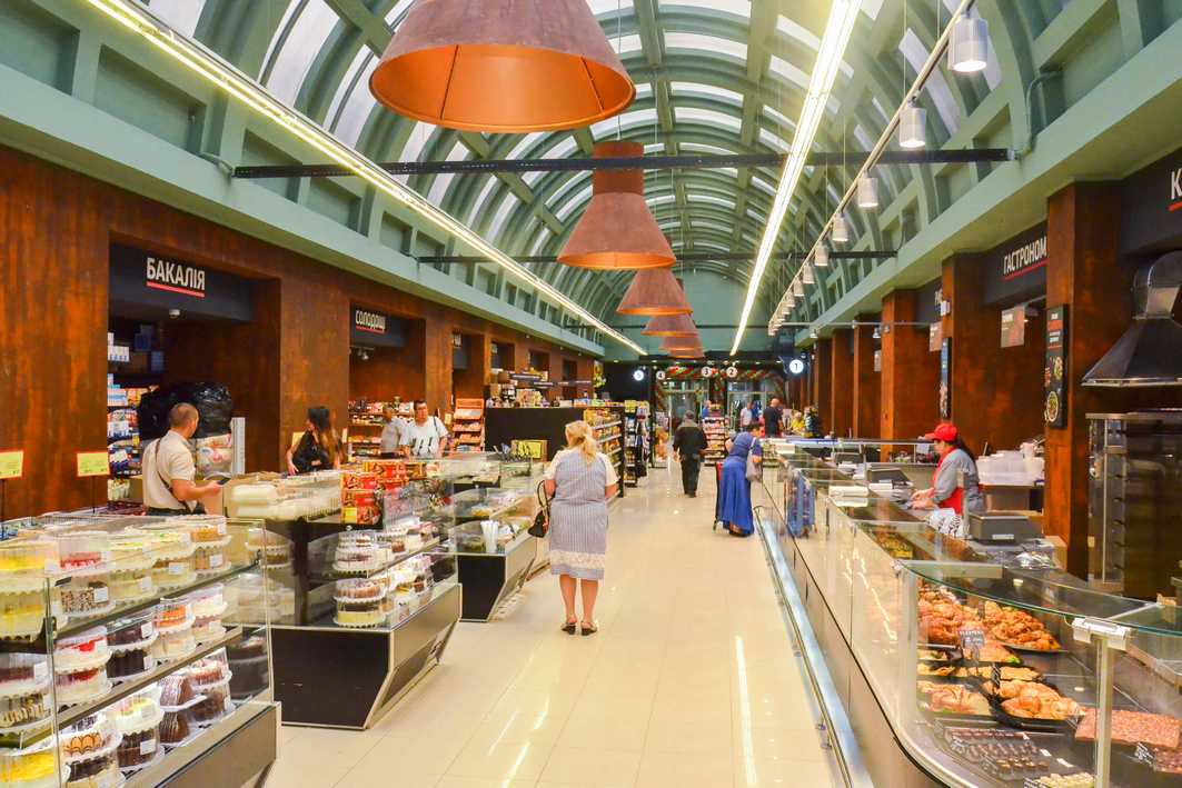 Дизайн супермаркета Арсен в Львове