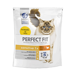 Сухий корм для котів з індичкою PERFECT FIT Sensitive 1+