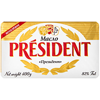 Масло “President” 82%, 200 г.