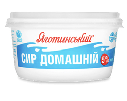 Сир кисломолочний «Яготинський» 5%