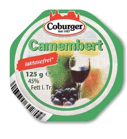 Сир Coburger «Камамбер» безлактозний 45% жиру