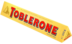 Шоколад молочний або чорний ТМ Toblerone